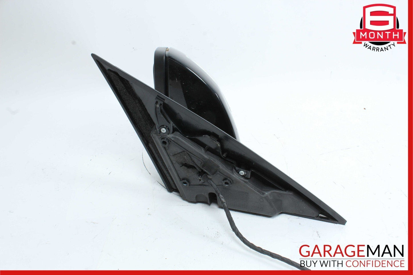 08-09 Mercedes W204 C300 C350 Front Left Side Mirror Door Rear View Black OEM