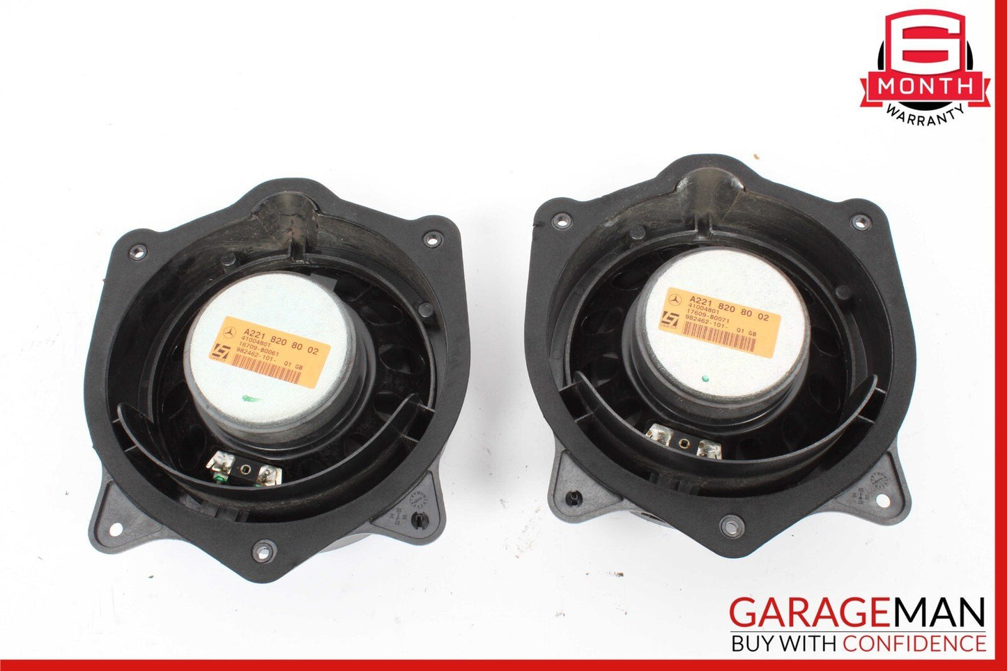 10-13 Mercedes W221 S550 S350 S400 Rear Door Loud Speaker Speakers Set of 2 Pc