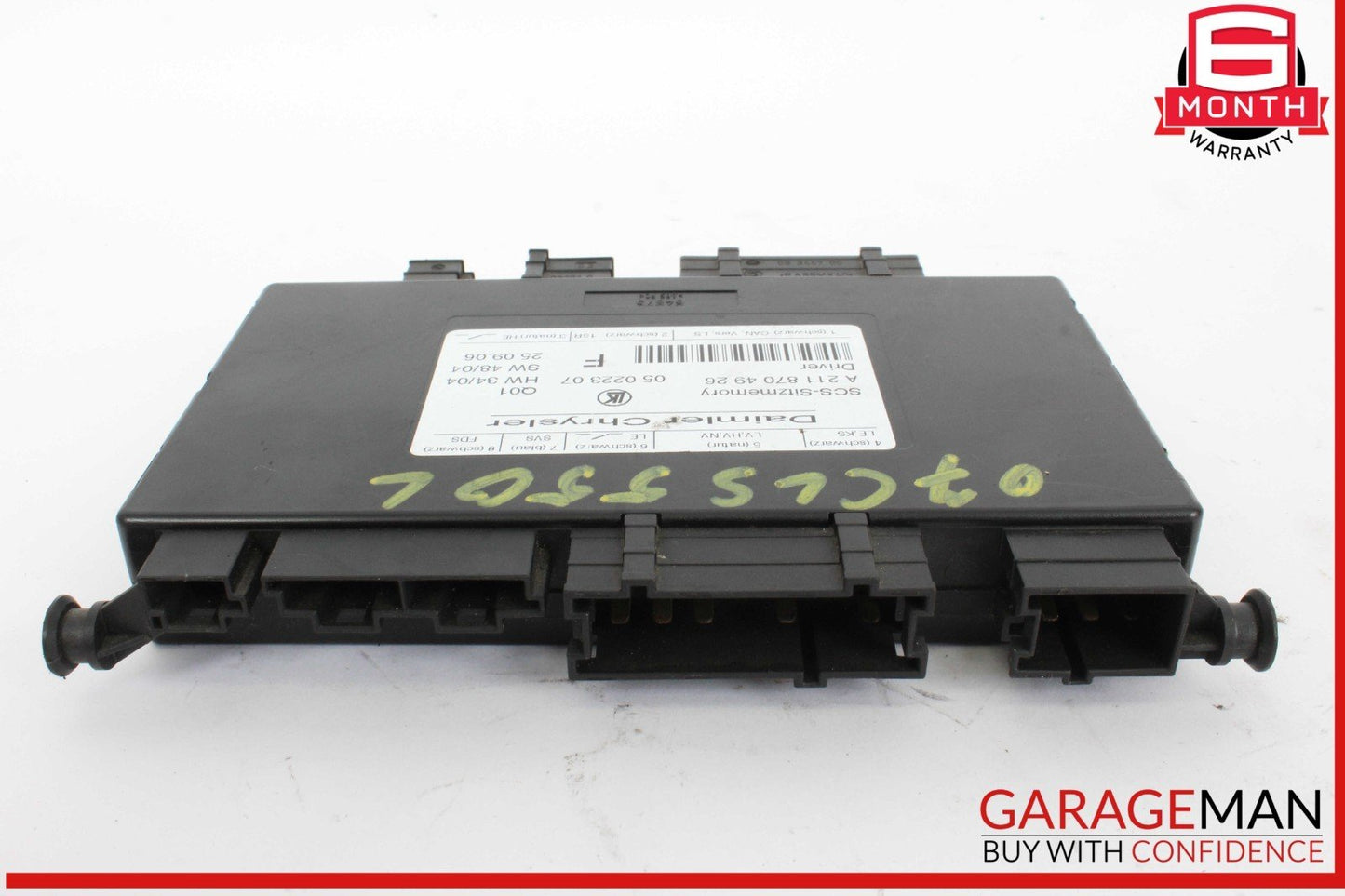 03-12 Mercedes W219 CLS550 SLK350 Seat Control Module Left Side OEM