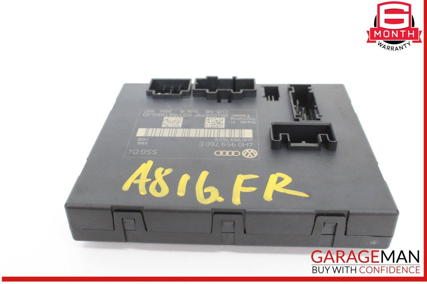 11-18 Audi A8 S8 Front Left or Right Side Seat Control Module 4H0959760E OEM