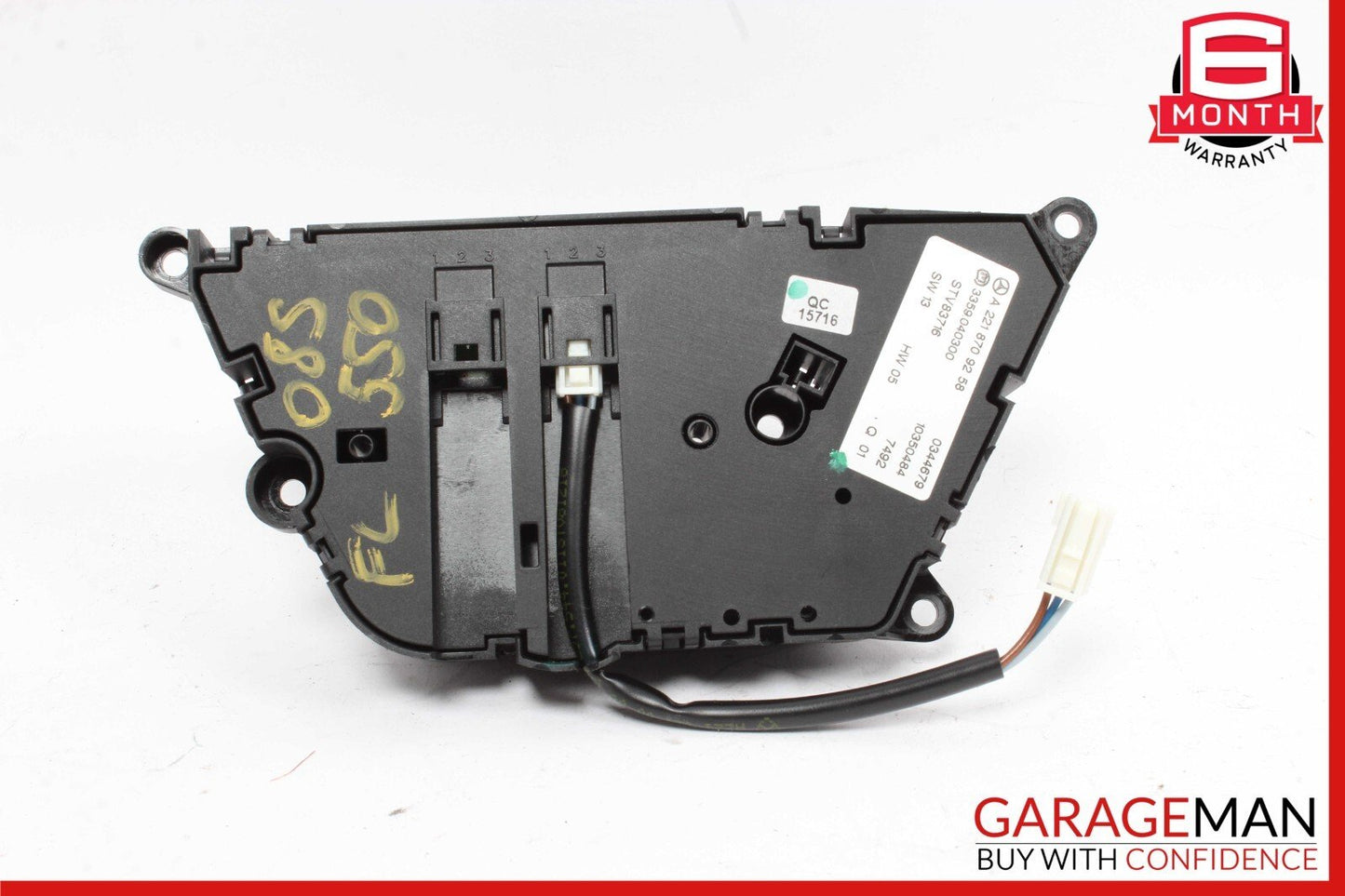 07-14 Mercedes W221 S550 Front Left Side Seat Control Memory Controller Switch