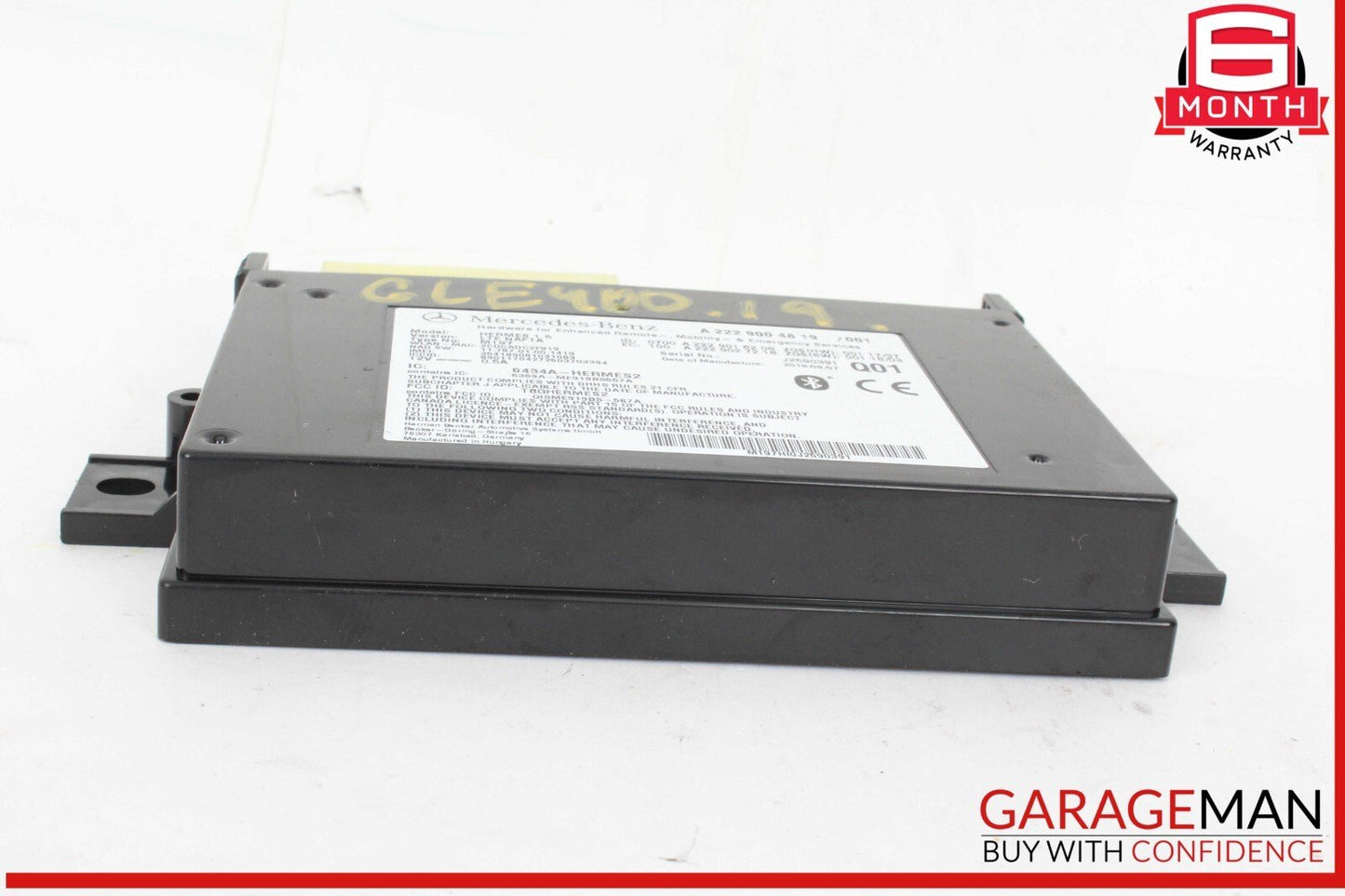 16-19 Mercedes W166 GLE400 Bluetooth Telematic Control Module Unit 2229004819