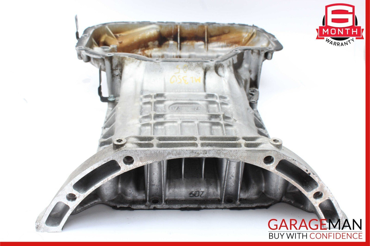 06-13 Mercedes W251 R350 SLK300 Engine Upper Oil Sump Baffle Pan 2720142002 OEM