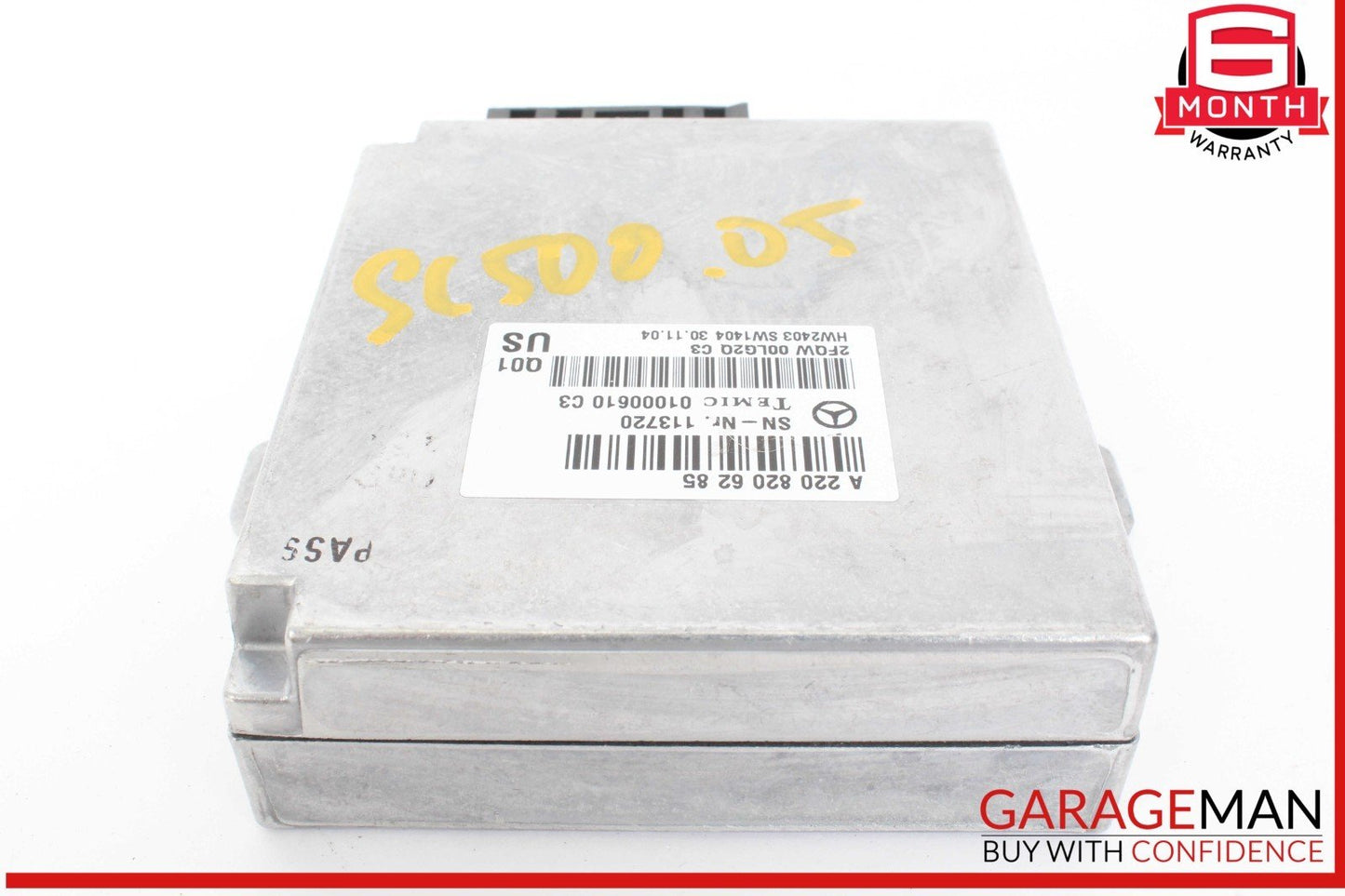 03-06 Mercedes R230 SL500 SL55 Voice Control Module 2208206285 OEM