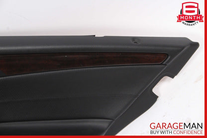 05-07 Mercedes W203 C280 C350 Rear Right Side Interior Door Panel Black A13 OEM