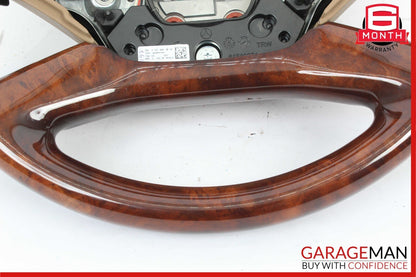 10-14 Mercedes W221 S400 S550 CL550 Steering Wheel w/ Paddle Shifters Beige OEM