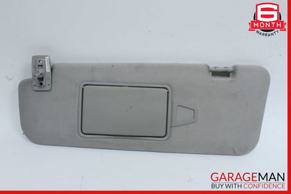 06-11 Mercedes W219 CLS550 Front Left Side Sunvisor Sun Visor Shade Suede Gray