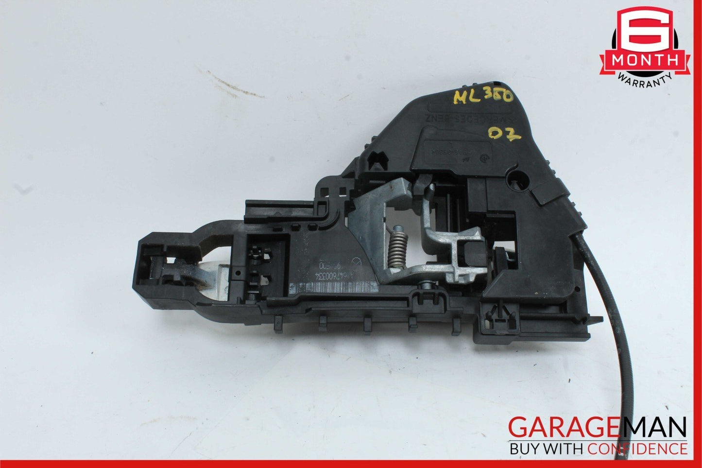 06-13 Mercedes W164 ML350 GL450 Rear Left Side Exterior Door Handle White OEM