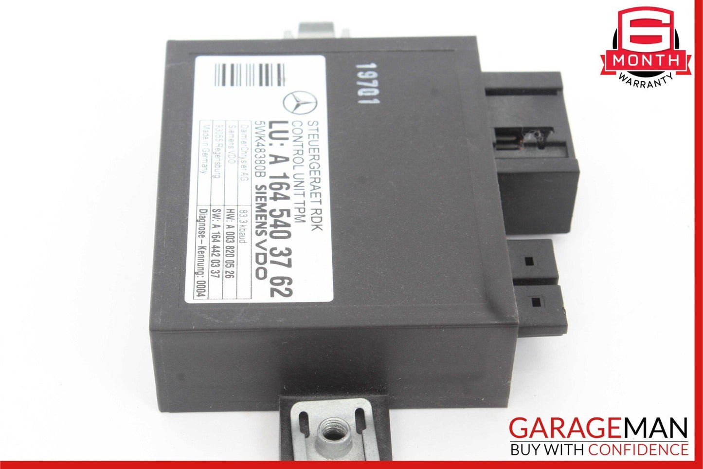 06-13 Mercedes W211 E350 ML350 R350 TPMS Tire Pressure Control Module Unit OEM