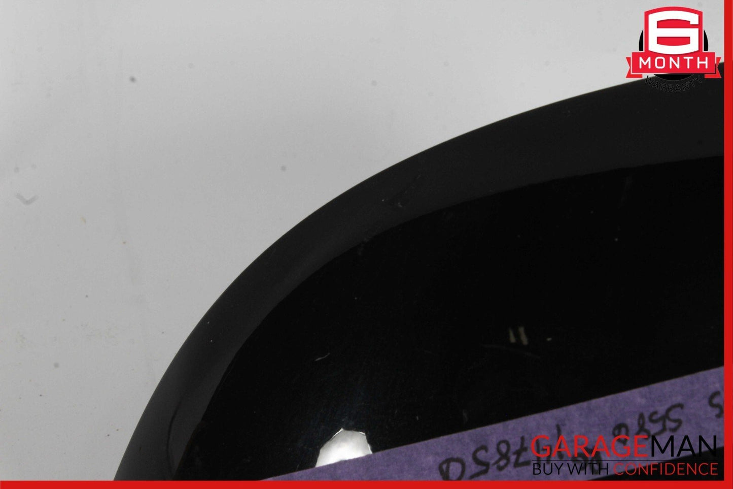 21-23 Mercedes W223 S580 Front Left Side Mirror Cover Trim Panel Black OEM