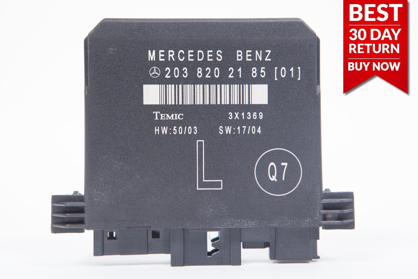 01-07 Mercedes W203 C230 C350 Rear Left Side Door Control Module 2038201585 A13