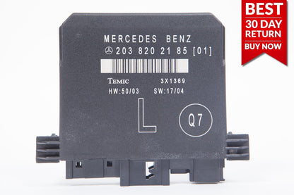 01-07 Mercedes W203 C230 C350 Rear Left Side Door Control Module 2038201585 A13