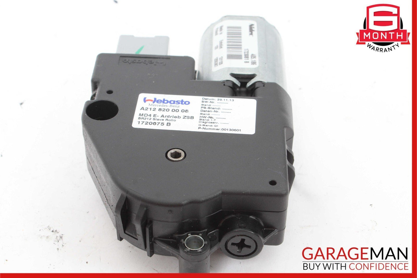 10-17 Mercedes W204 C250 E350 C350 Roof Sun Shade Screen Roller Blind Motor OEM