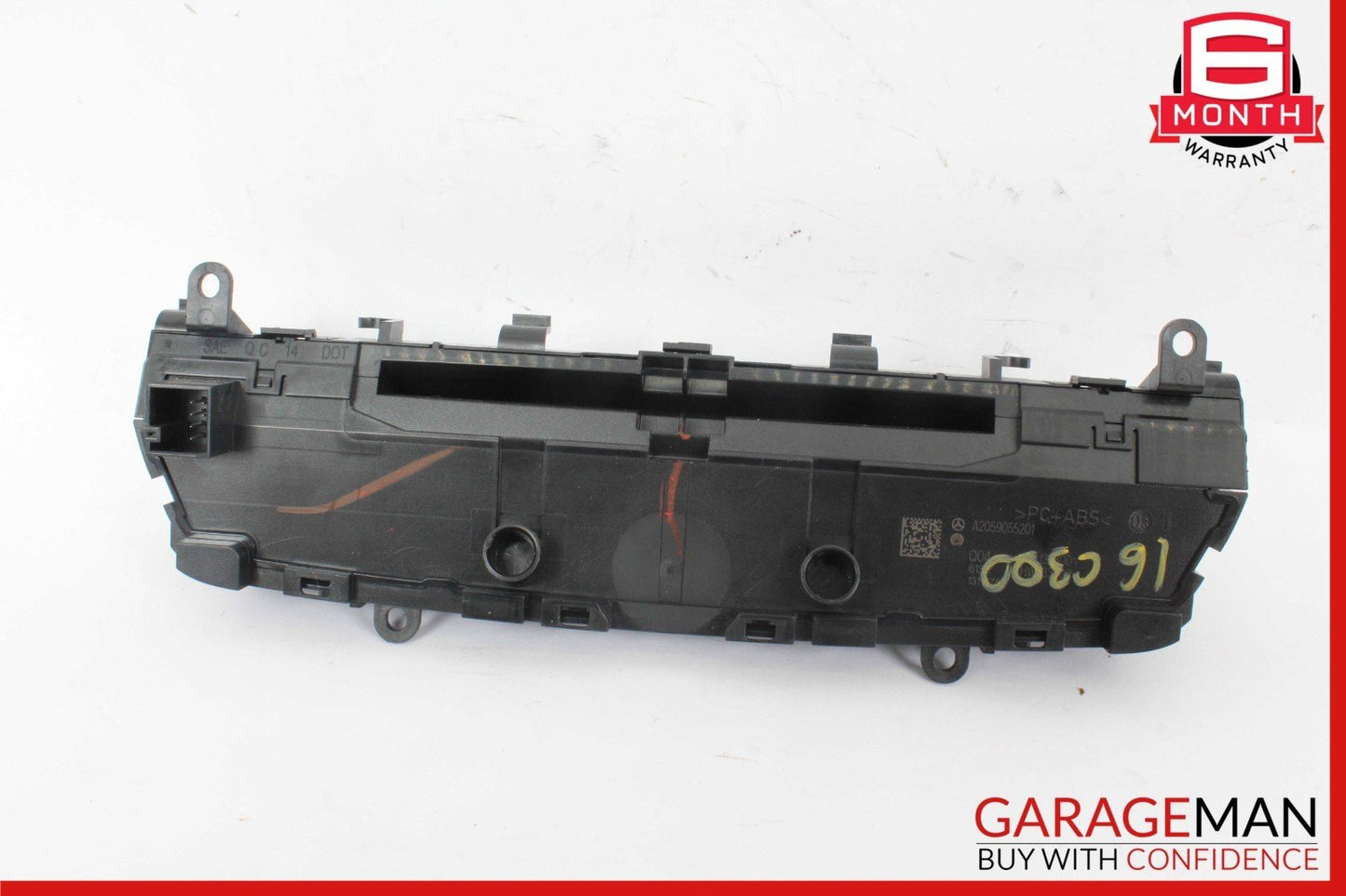 15-19 Mercedes W205 C300 C400 Media Center Dashboard Hazard Control Switch OEM