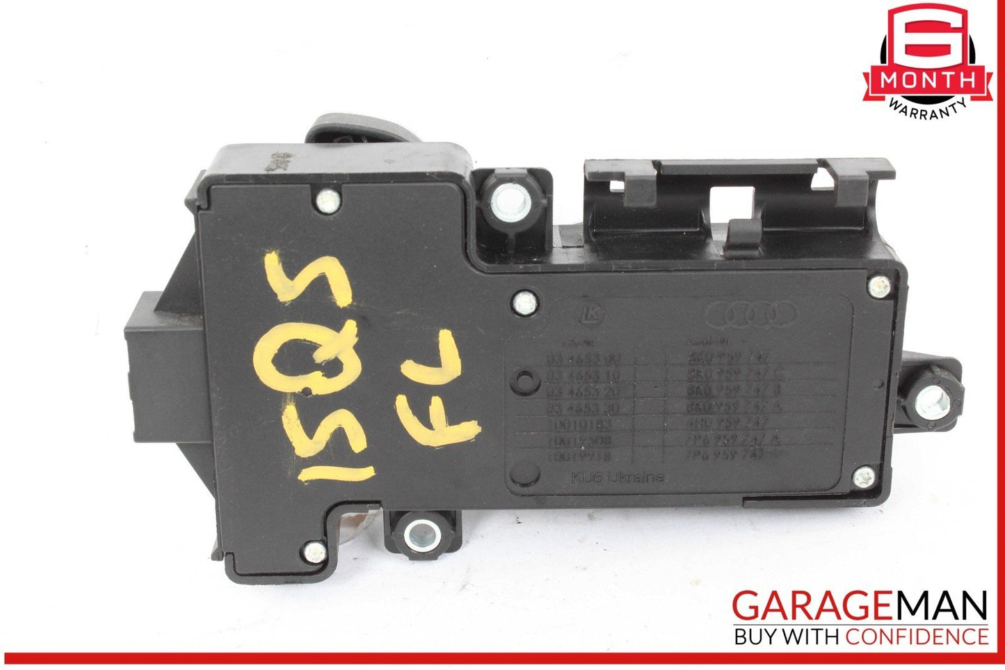 12-18 Audi Q5 A6 A7 Front Left Driver Side Power Seat Adjustment Switch OEM