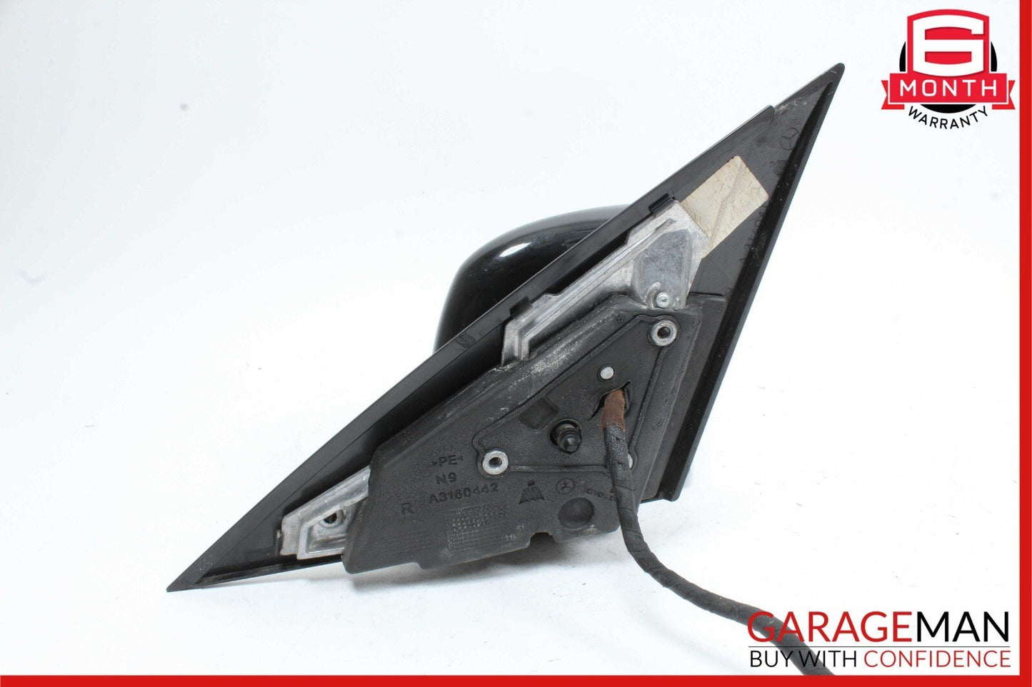 12-15 Mercedes W204 C250 E350 Front Right Side Mirror Rear View Door Black OEM