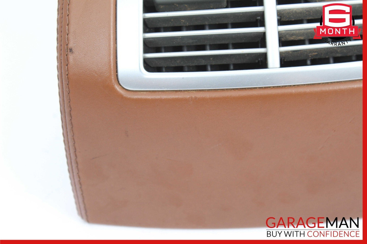 07-14 Mercedes W216 CL550 Rear Center Console A/C Air Vent Trim Grill Assy Brown