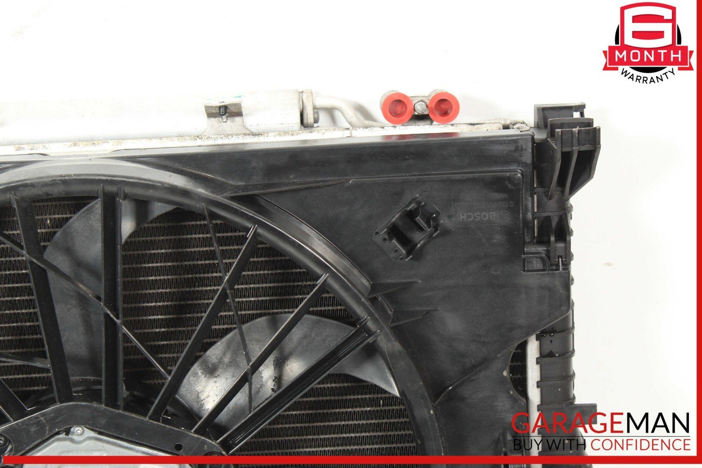 06-09 Mercedes W211 E350 Engine Cooling Radiator A/C AC Condenser Assembly OEM