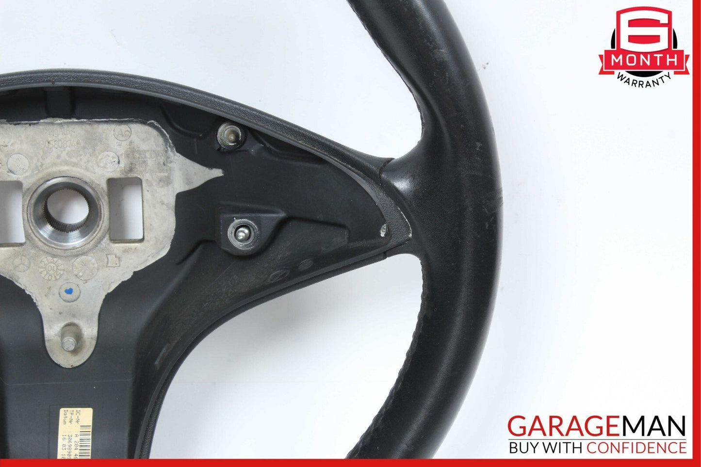 08-12 Mercedes X204 GLK350 C250 C300 3 Spoke Steering Wheel Anthracite