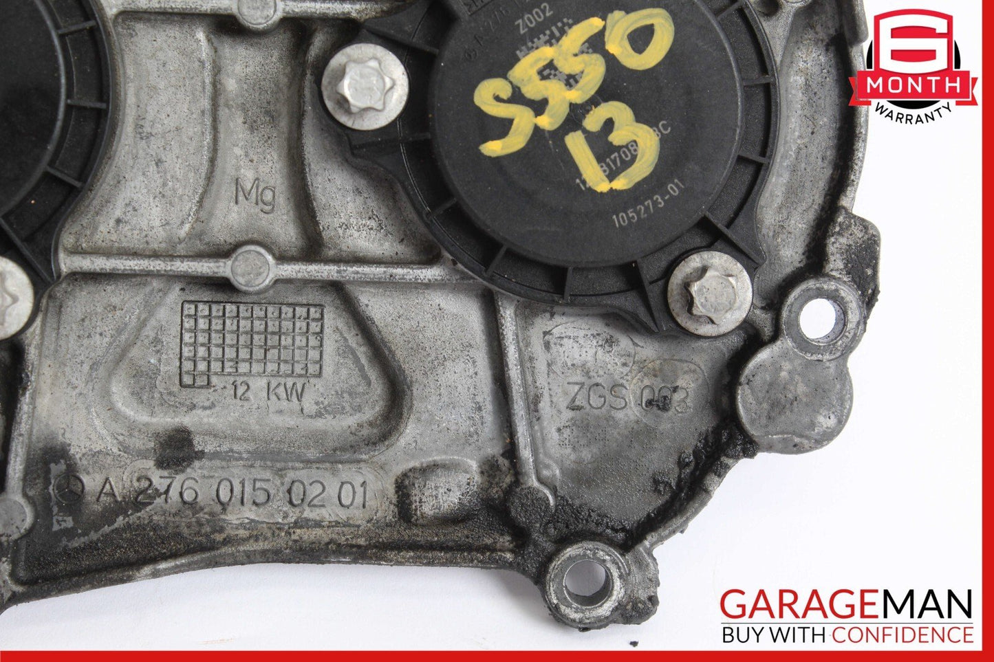 12-18 Mercedes S550 GL450 Front Right / Left Engine Timing Chain Cover Plate