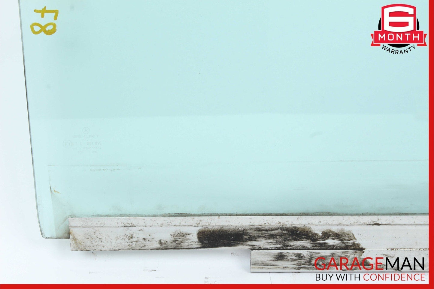 86-91 Mercedes W126 420SEL Rear Right Passenger Side Door Window Auto Glass OEM