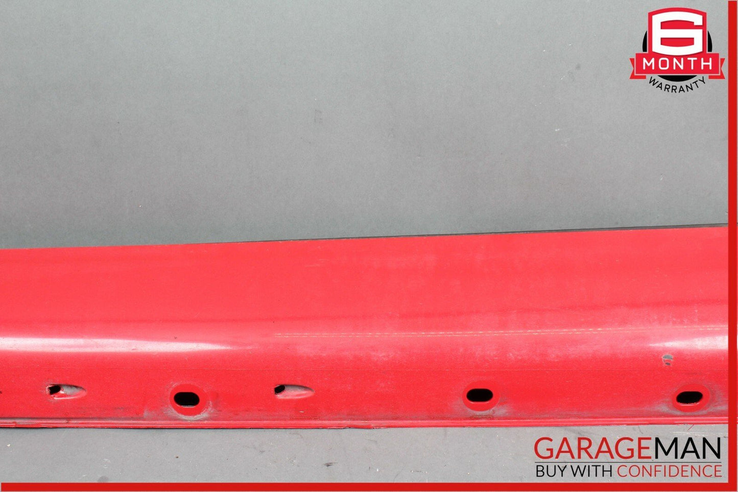 02-05 Mercedes W203 C230 Coupe Left Driver Side Rocker Skirt Molding Panel Red