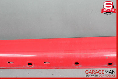 02-05 Mercedes W203 C230 Coupe Left Driver Side Rocker Skirt Molding Panel Red