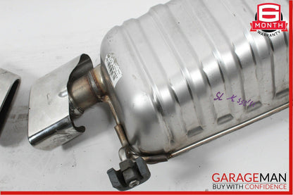 12-16 Mercedes R172 SLK350 Rear Right & Left Side Exhaust System Muffler Set OEM