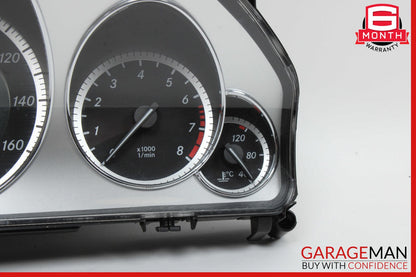 10-13 Mercedes W212 E350 E550 Instrument Cluster Speedometer 2129005903 OEM