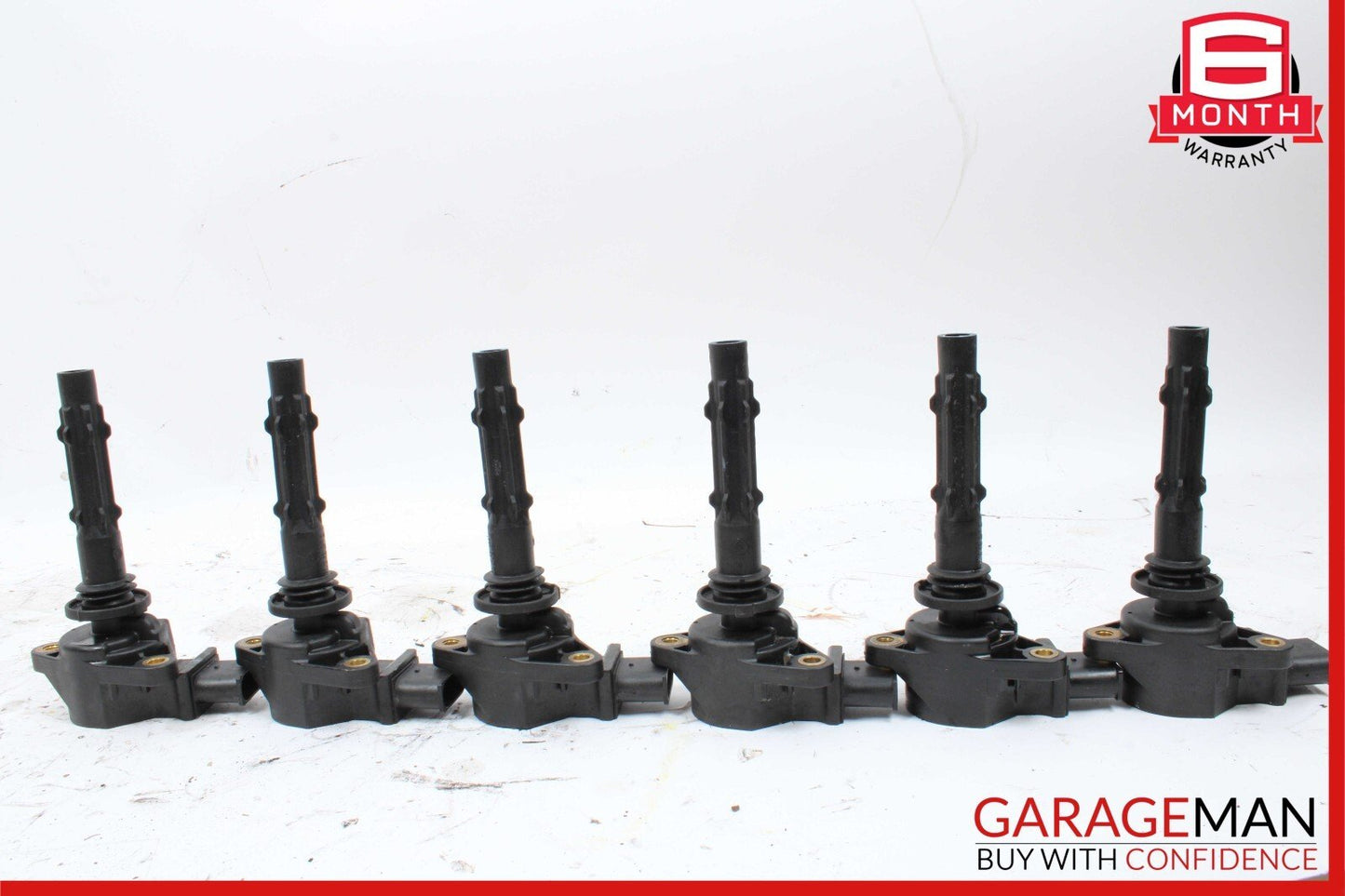 05-13 Mercedes R171 SLK300 C300 M272 Ignition Coil Spark Plug Set of 6 Pc OEM
