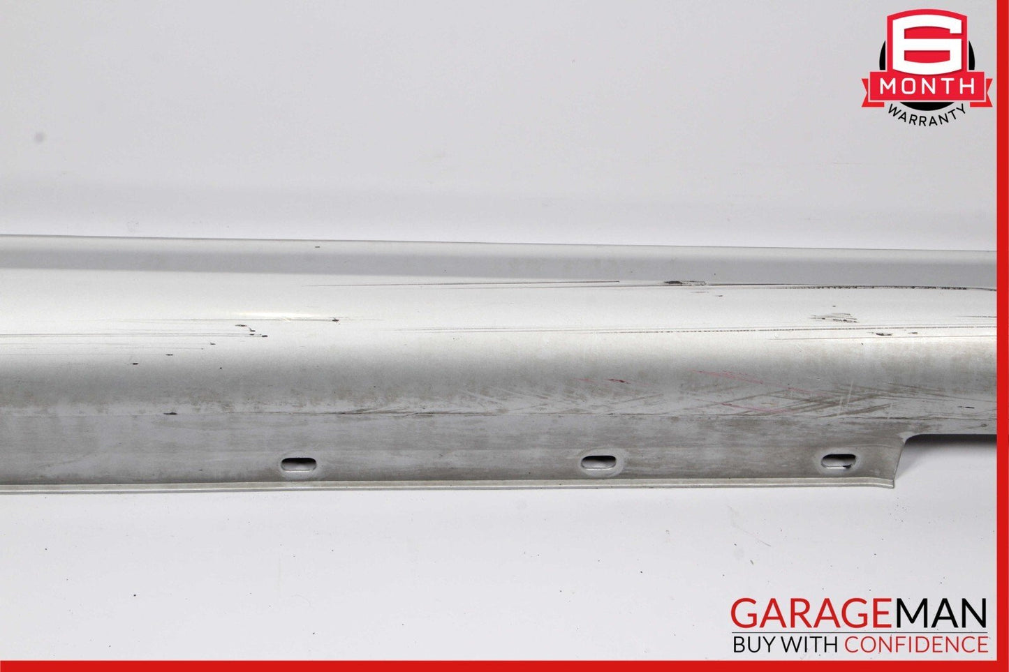 08-14 Mercedes W204 C250 AMG Sport Sedan Right Side Rocker Skirt Iridium Silver