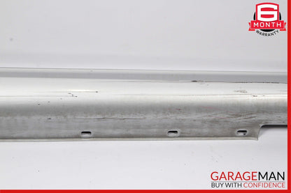 08-14 Mercedes W204 C250 AMG Sport Sedan Right Side Rocker Skirt Iridium Silver