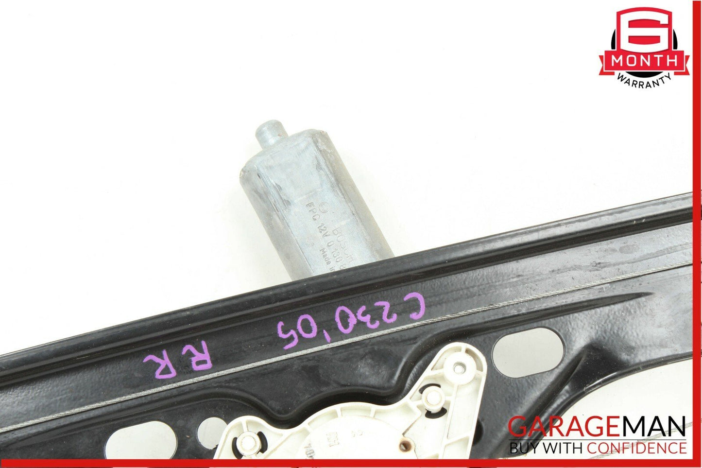 01-07 Mercedes W203 C230 Rear Right Passenger Side Door Window Regulator Motor