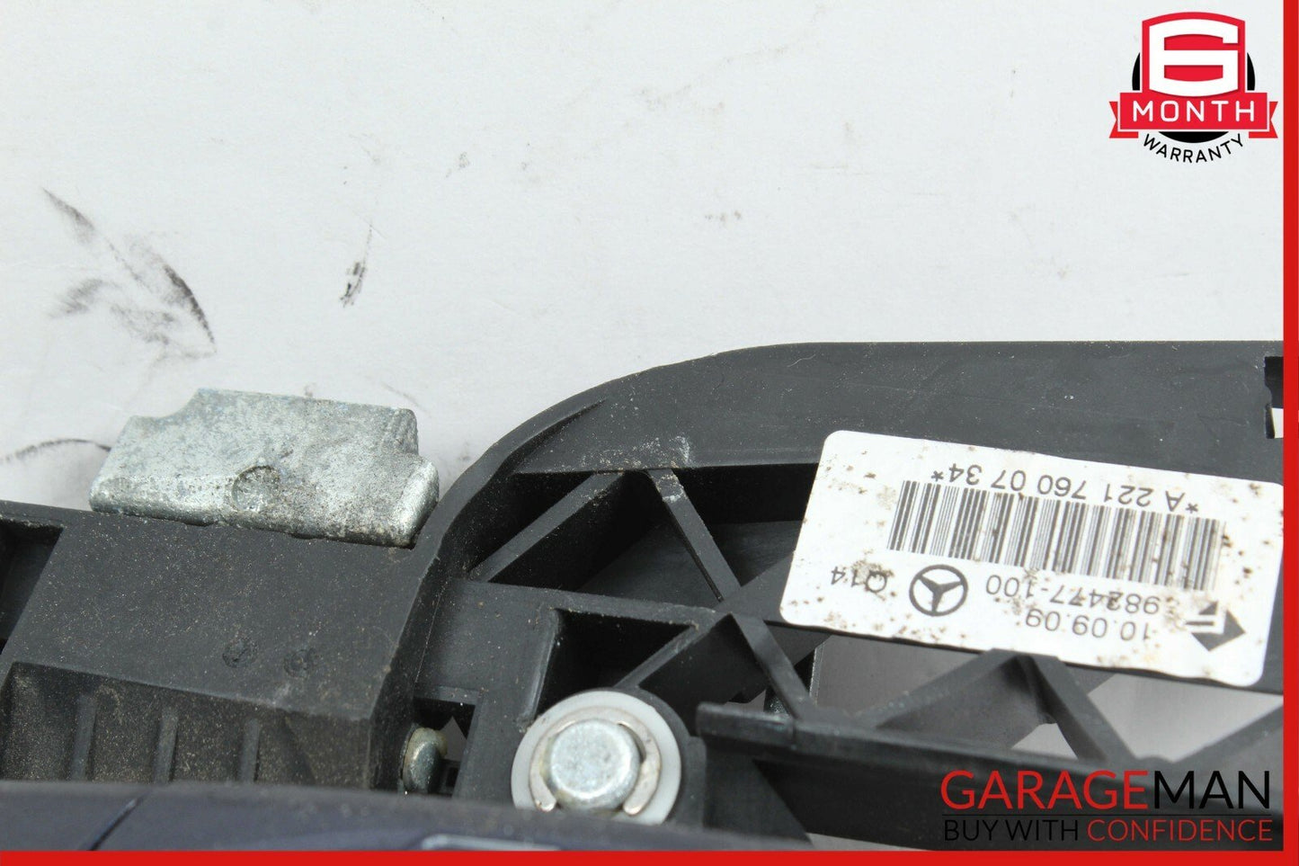 07-13 Mercedes W221 S400 Rear Left Side Exterior Door Handle Keyless Go Black