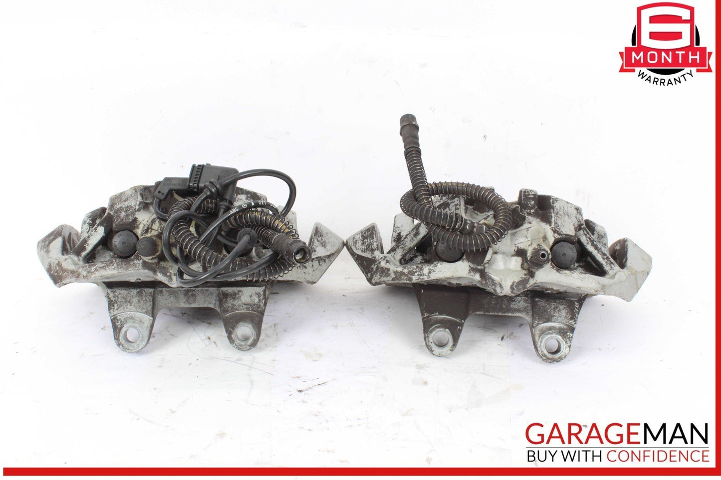 07-14 Mercedes W221 S63 CL63 CL65 AMG Rear Left And Right Brake Caliper Set OEM