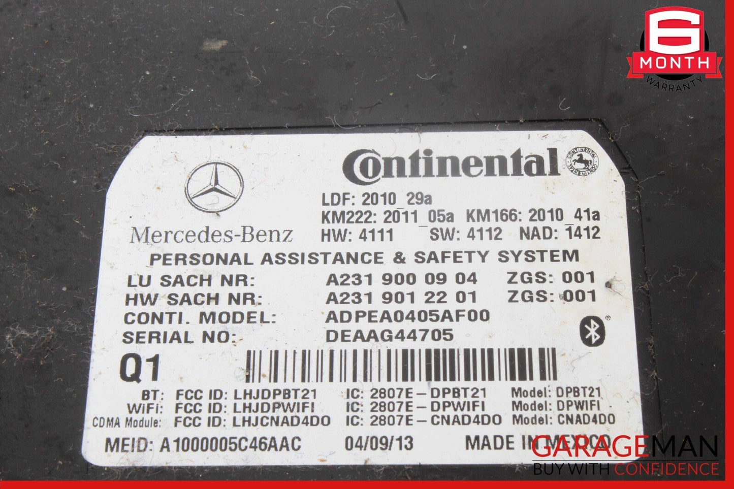 10-20 Mercedes-Benz GL450 X166 Tele Aid Control Module 2319012201 Genuine