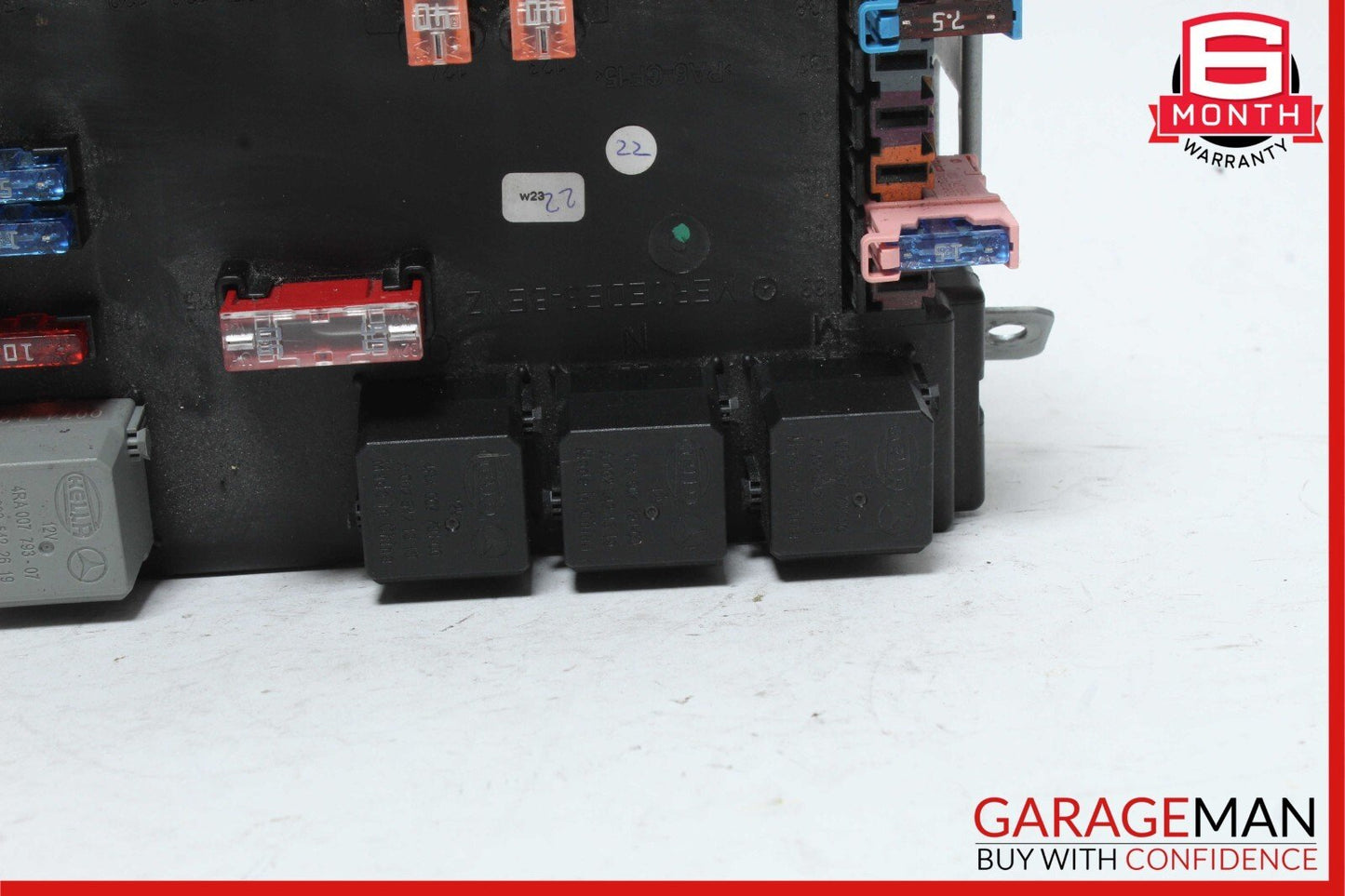 10-13 Mercedes W221 S550 Rear Sam Fuse Box Relay Module Control OEM