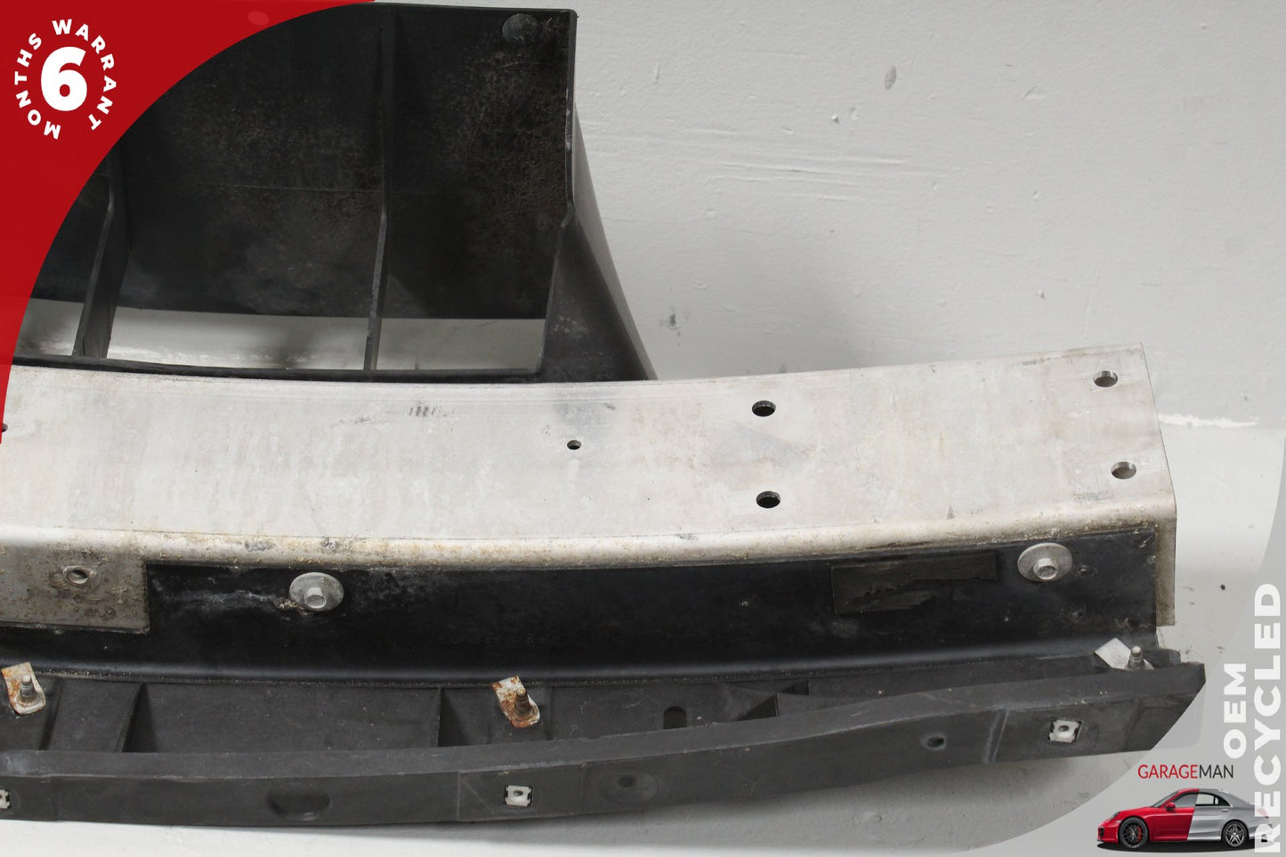 06-09 Pontiac Solstice Convertible Front Bumper Bar Reinforcement w Upper Grille Support 15947393