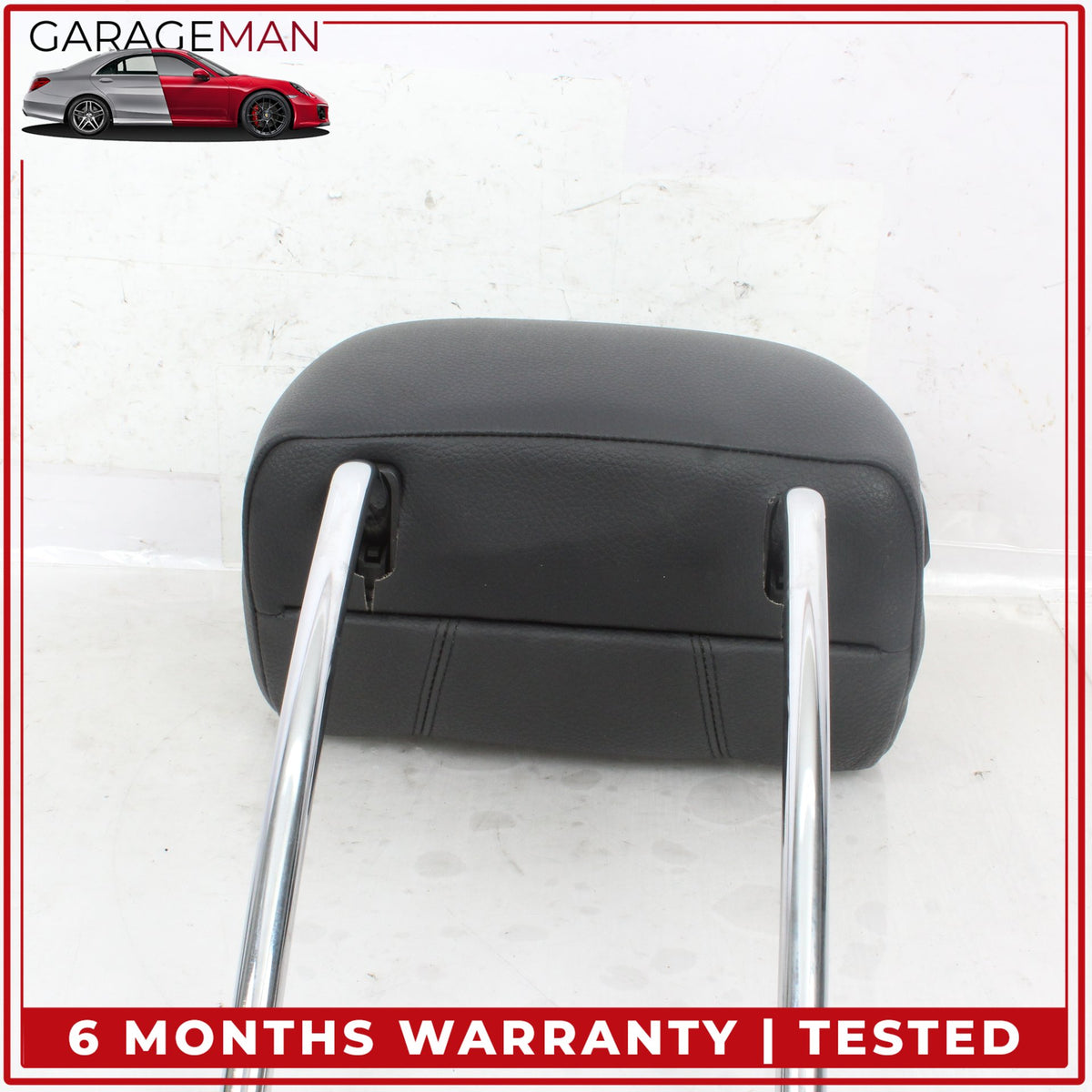 2012-2019 BMW 640i F12 Front Left and Right Side Seat Headrest Set Black OEM