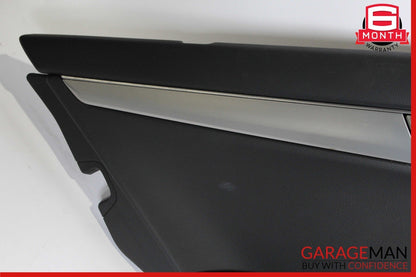 08-14 Mercedes W204 C300 Sedan Rear Left Side Interior Door Trim Panel Black