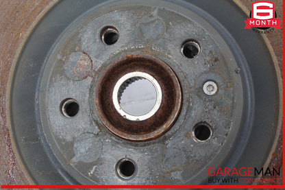 09-18 Audi A6 S4 A4 Rear Left Driver Side Spindle Knuckle Wheel w/ Rotor Disc