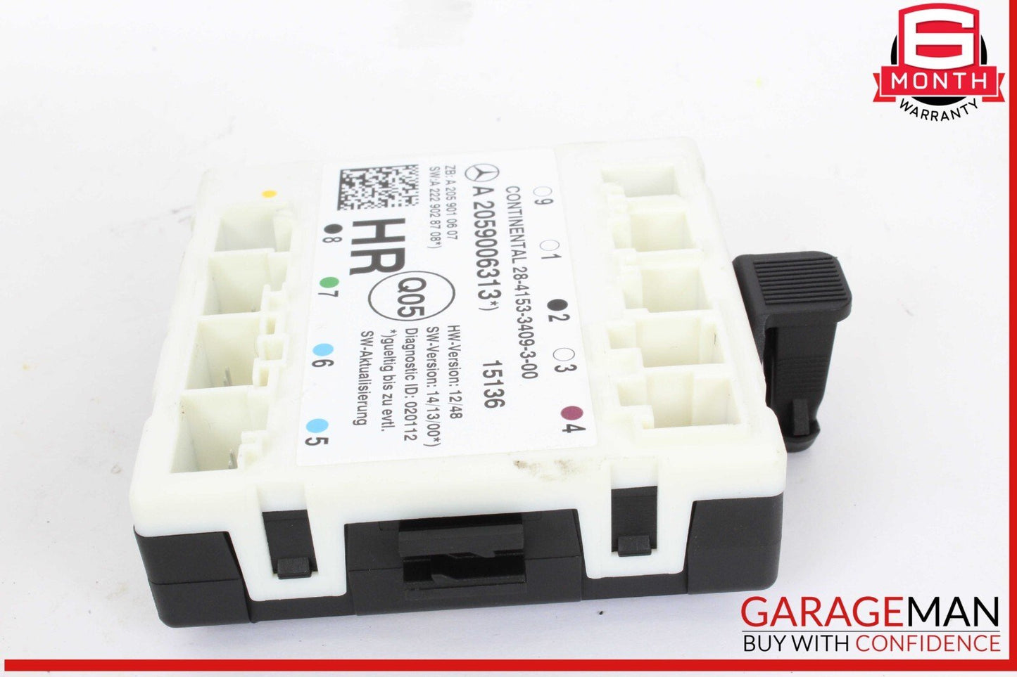 15-18 Mercedes W205 C300 Rear Right Passenger Side Door Control Module Unit OEM