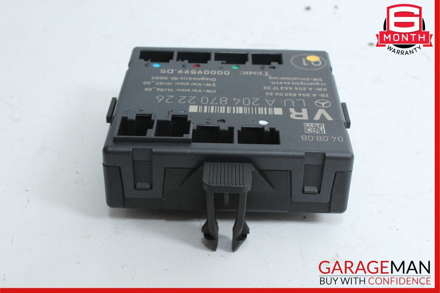 08-18 Mercedes W204 C350 C250 E250 Front Right Side Door Control Module OEM