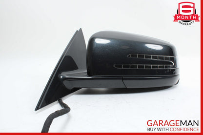 10-13 Mercedes W221 S550 S600 Front Left Side Mirror Door Rear View Black