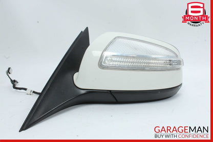 08-11 Mercedes W204 C300 C350 Front Left Side Door Rear View Mirror White OEM