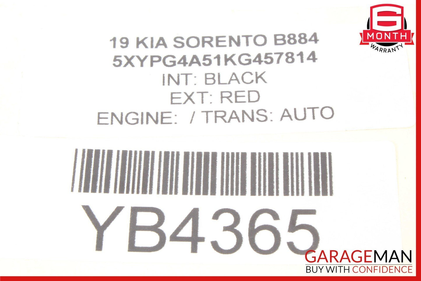 19-20 Kia Sorento Ignition Coil 27300-2GGA0 OEM