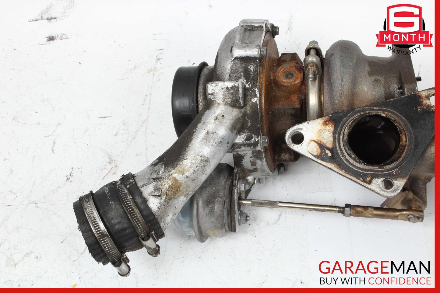 11-14 Mercedes W221 S550 Left Turbocharger Turbo Charger Manifold OEM