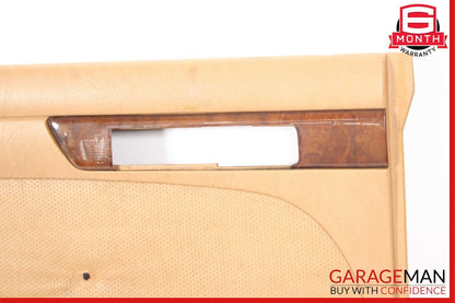 86-91 Mercedes W126 560SEL Rear Left Side Interior Door Trim Panel Cover OEM