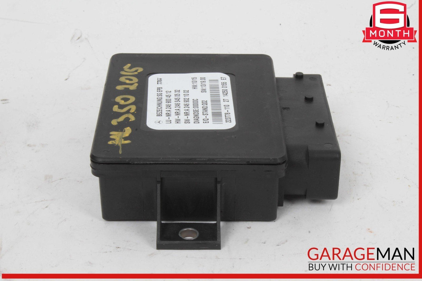 12-20 Mercedes W166 ML350 4MATIC Hand Parking Brake Control Module Unit OEM