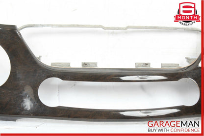 06-11 Mercedes W219 CLS550 CLS500 Center Dash Trim Panel Cover Bezel Walnut